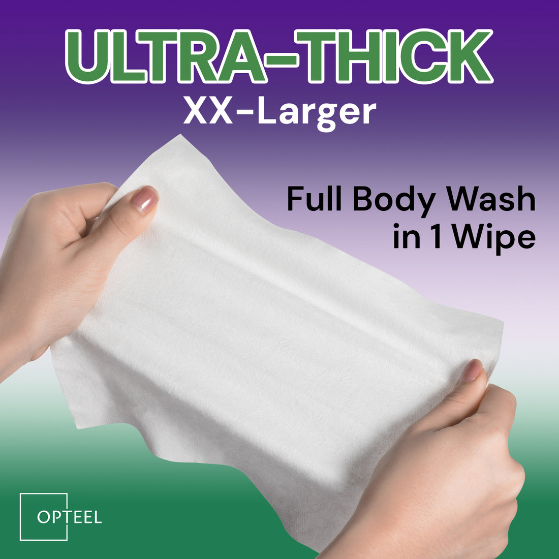 Body Wipes Shower Alternative - 16 Packs of 10 (160 Wipes)
